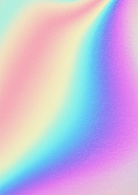 Multicolored bright background with iridescent tints of color Holographic effect color gradient