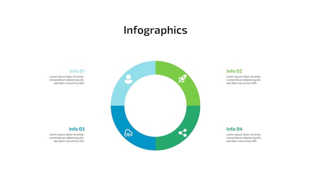 Multiple steps infographic templates for business flowchart etc