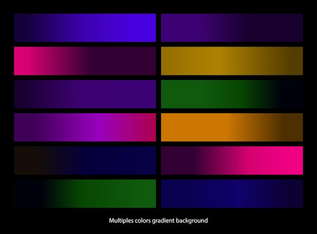 Multiples colors gradient background