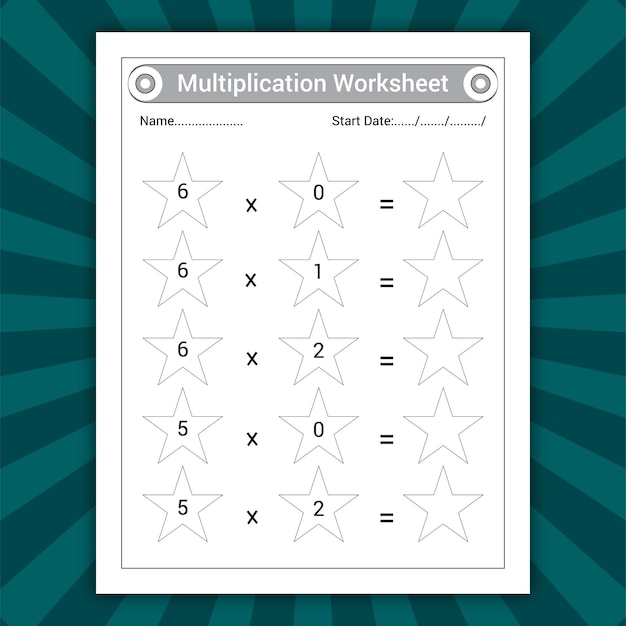 Multiplication worksheet