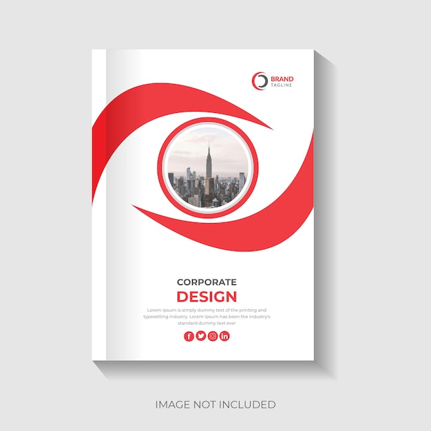 Vector multipurpose book cover design template