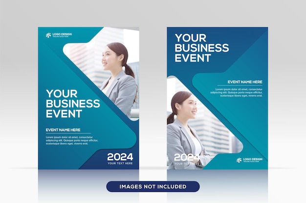 Multipurpose corporate book cover design template in a4 format premium vector cover mockup