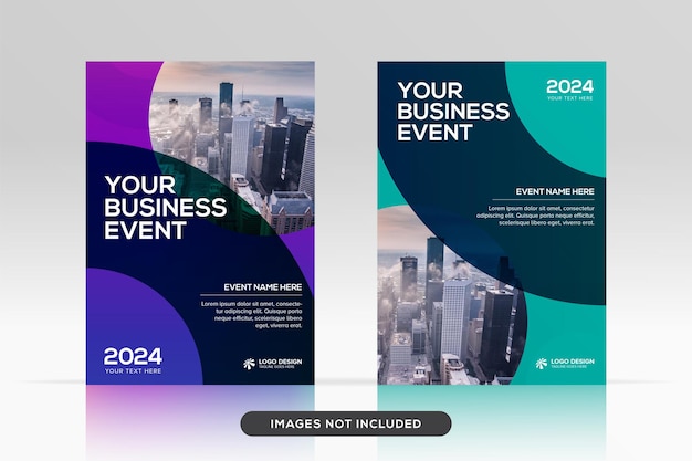 Multipurpose corporate book cover design template in a4 format premium vector mockup