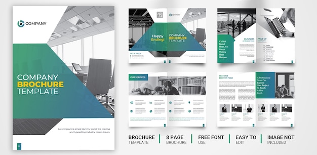 Multipurpose Corporate Brochure Design 8 page