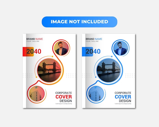 Multipurpose modern corporate book cover template