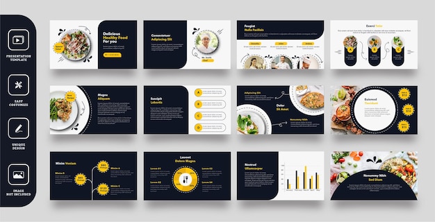 Multipurpose modern corporate business presentation template design