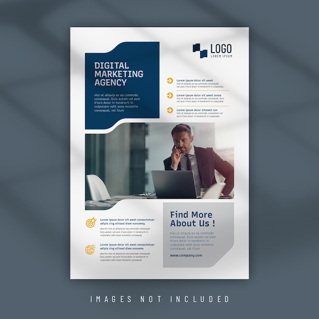 Multipurpose modern corporate cover flyer template