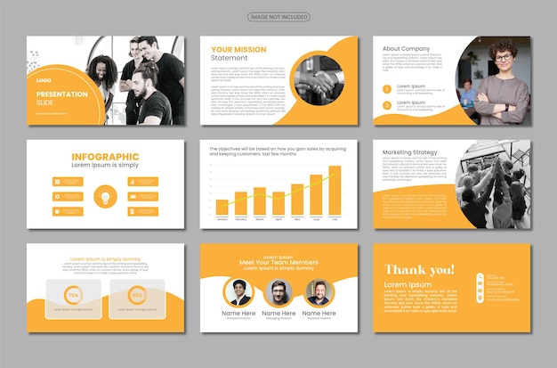 Vector multipurpose presentation. editable startup business presentation slide layout