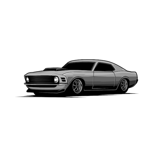 Muscle Car Vector