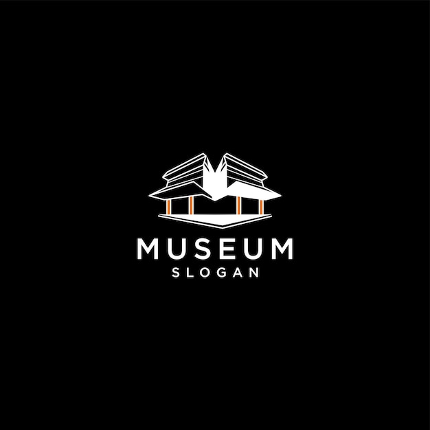 Museum logo design icon template