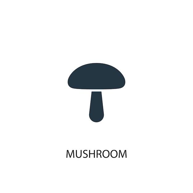 mushroom creative icon. Simple element illustration. mushroom concept symbol design from Autumn collection. Can be used for web and mobile.