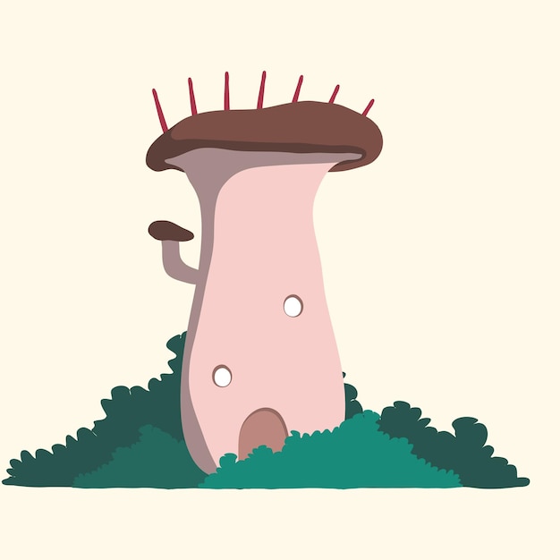 Mushroom House Vector