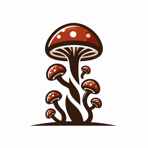 mushroom logo illustratio