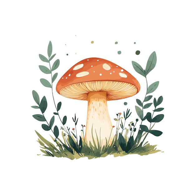 Mushroom vector icon