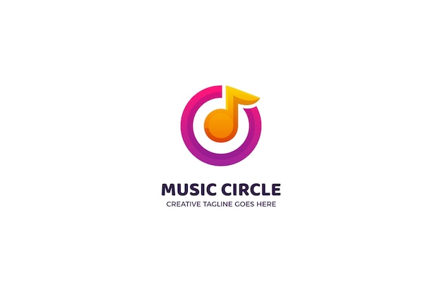 Music Circle Business Logo Template