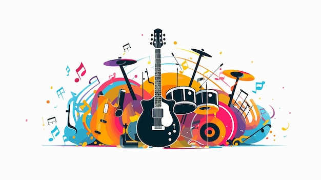 Music Concept Icon Design Vector Illustration