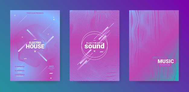 Music covers set electronic sound festival