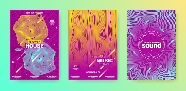 Music covers with electronic sound visualization