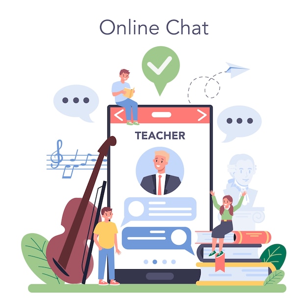 Music education course online service or platform.