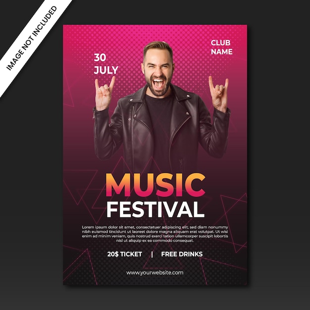 Music Festival Flyer Template