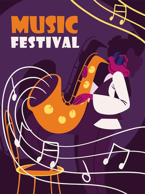 Music festival poster design