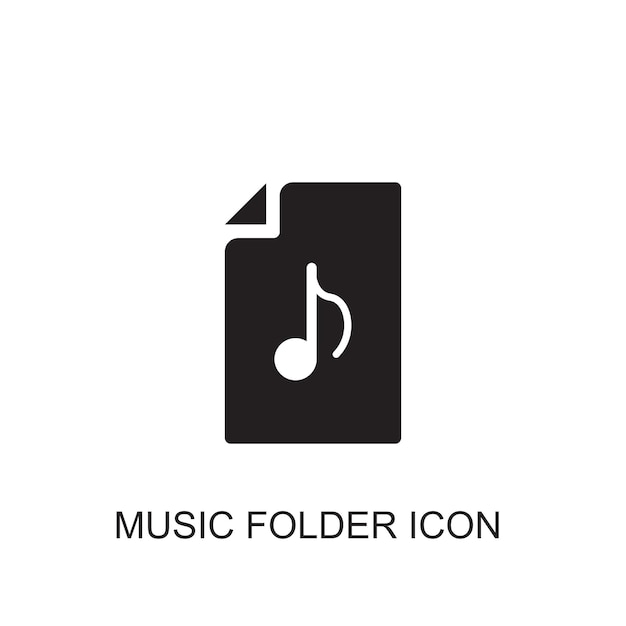 Music Folder vector icon icon