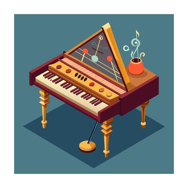 Music instrument vector illustration