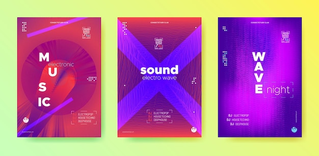 Music invitation design for electronic sound event