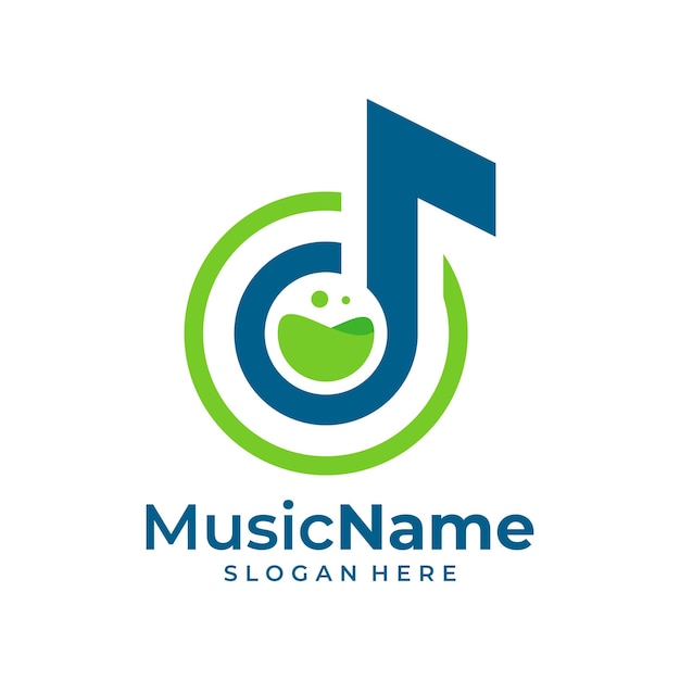 Music Lab Logo Vector Icon Illustration Lab Music logo design template