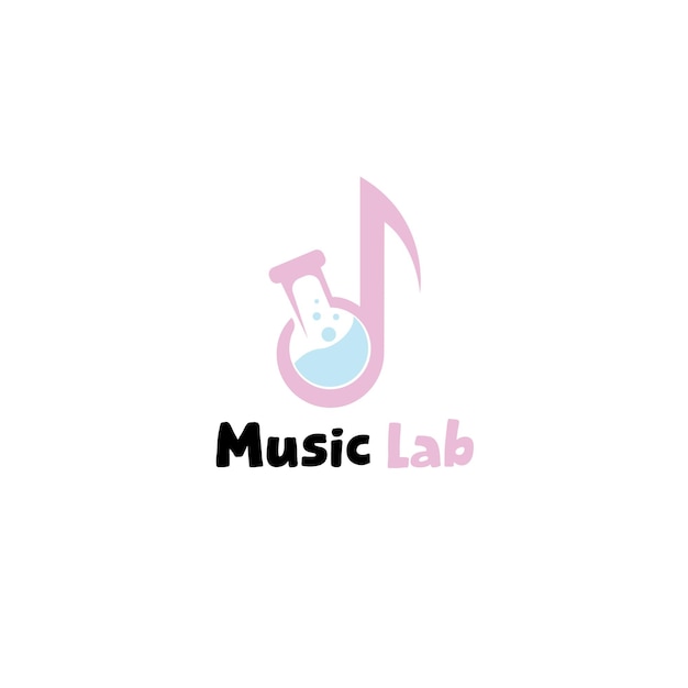 Music Lab science Logo Design