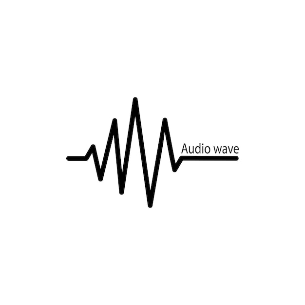 Music Logo concept sound wave Audio Technology Abstract Shape