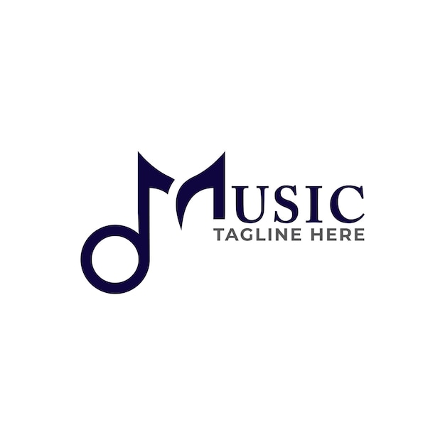 music logo vector template