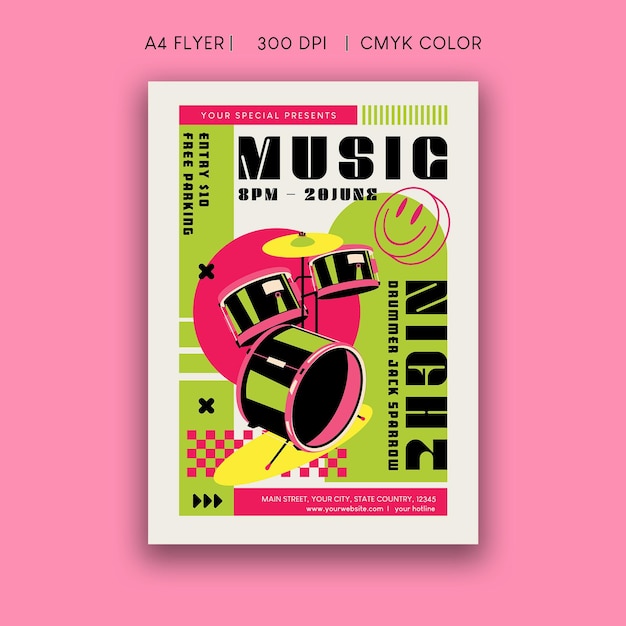 Music Night Flyer