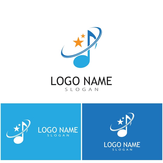 Music note Icon Vector illustration design