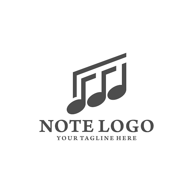 Music note logo