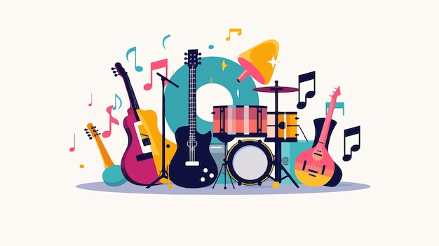 Music Sound Art Vector Illustration Design