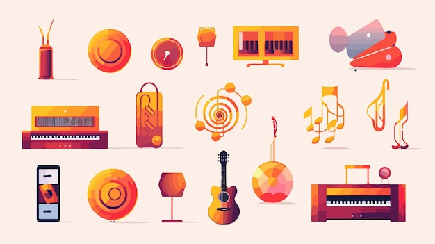 Music Sound Icons Vector Design Illustration