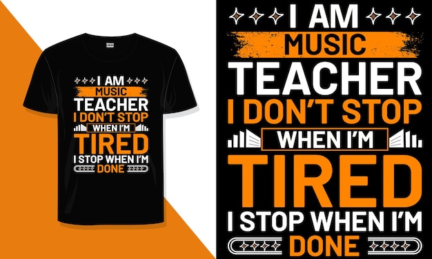 music teacher t shirts design