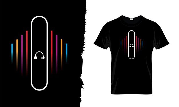 Vector music tshirt design