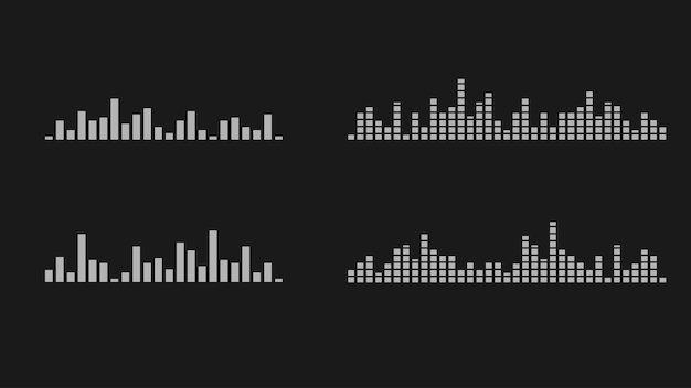 Music Visualizer Set illustration