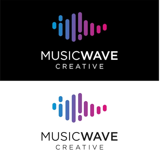 Music Wave Logo Design icon