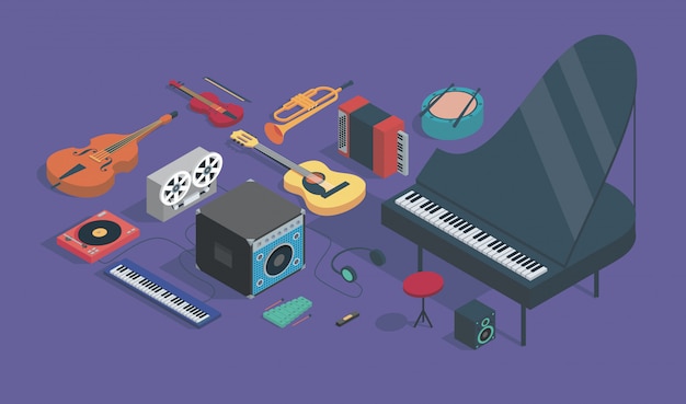 musical instrument illustration