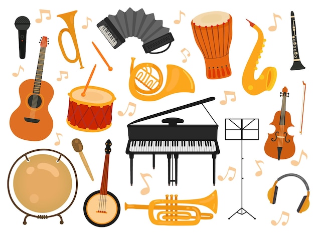 Musical instruments set