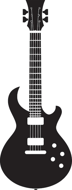 Musical Melange Guitar Logo Vector Graphic Chord Chronicles Guitar Icon Design