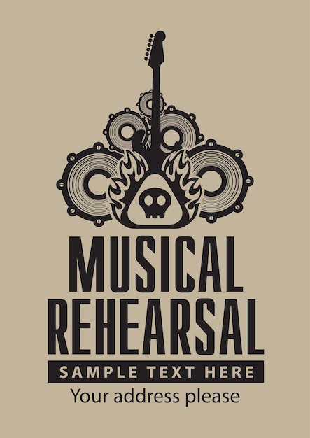 Musical rehearsal banner