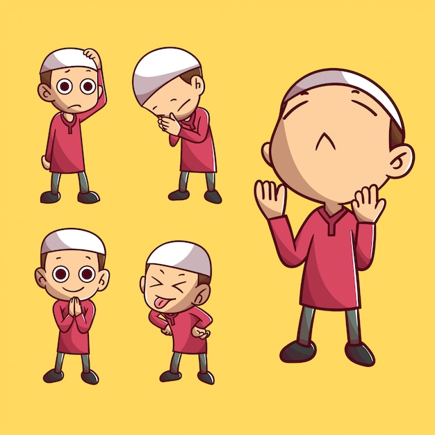 Muslim boy character