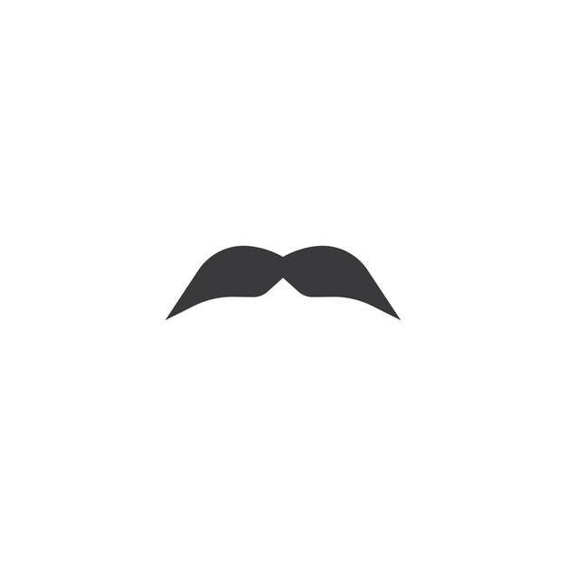 Mustache icon vector ilustration template