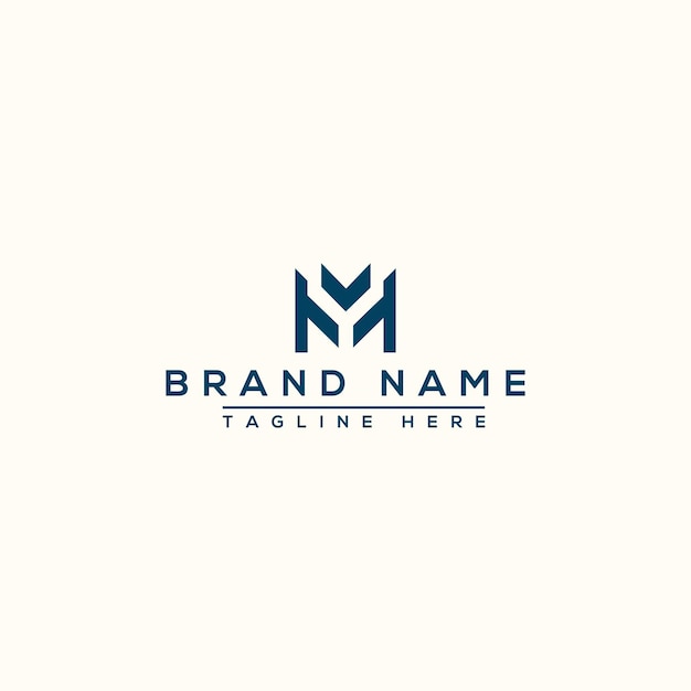 MV Logo Design Template Vector Graphic Branding Element