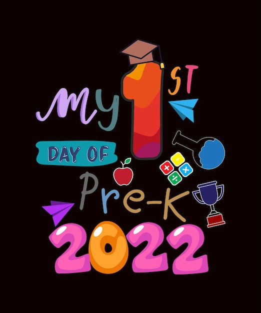 My 1st Day Of PreK 2022 First Day Of School Preschool PreK TShirt