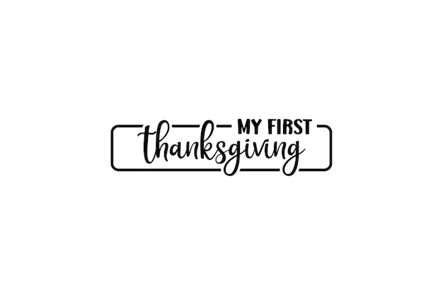 My first thanksgiving